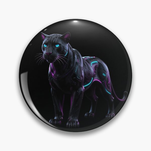 Artikelvorschau, Cyberpunk Neon Panther Gamer Art entworfen und verkauft von Thompika.