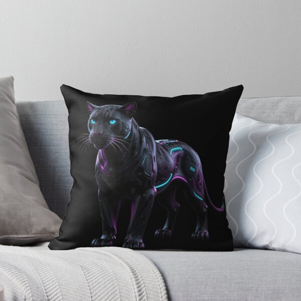 Item preview, Cyberpunk Neon Panther Gamer Art designed and sold by Thompika.