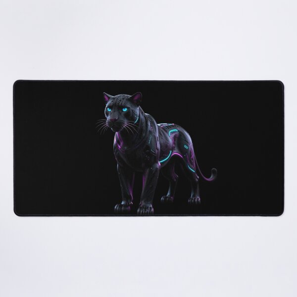 Item preview, Cyberpunk Neon Panther Gamer Art designed and sold by Thompika.