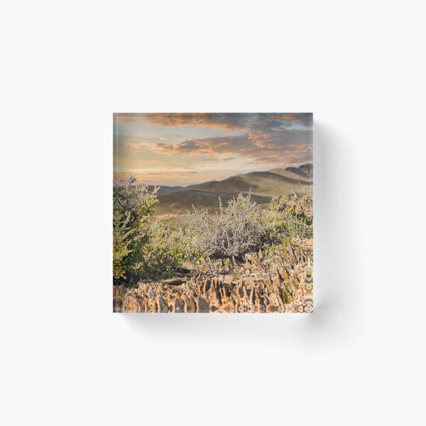 Item preview, Sunset Across the Rugged Peaks designed and sold by wendyhattonphotography.