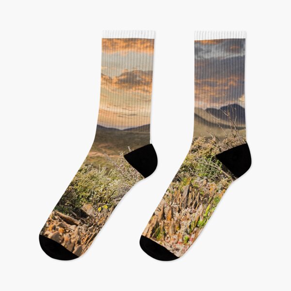 Item preview, Sunset Across the Rugged Peaks designed and sold by wendyhattonphotography.