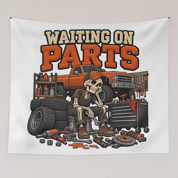 Item preview, Waiting On Parts Funny Automobile Repair Mechanic designed and sold by ArtDesignTp.