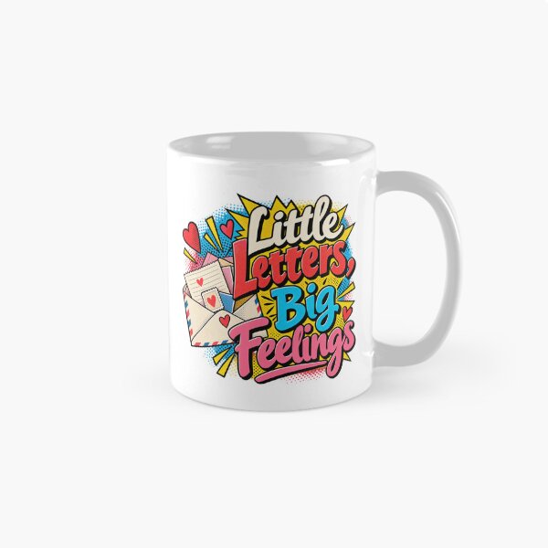 Item preview, Little Letters Big Feelings Pop Art designed and sold by IrinDesign.