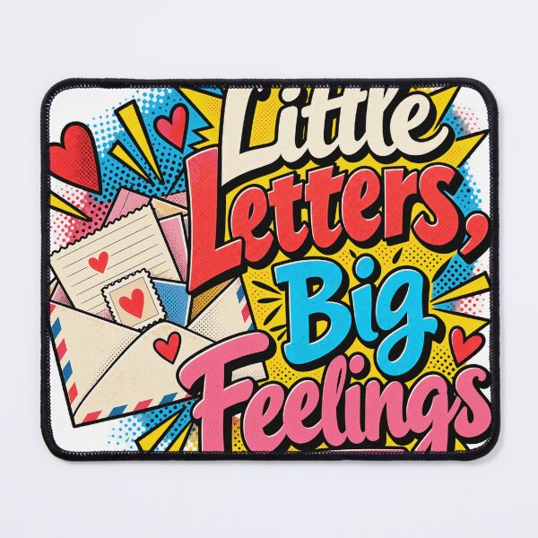 Item preview, Little Letters Big Feelings Pop Art designed and sold by IrinDesign.