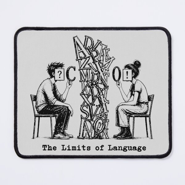 Item preview, the limits of language designed and sold by MeaningIsUse.