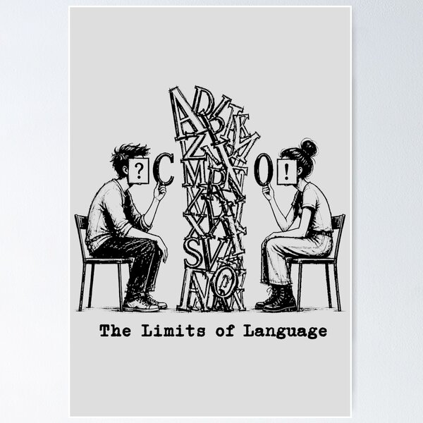 Item preview, the limits of language designed and sold by MeaningIsUse.