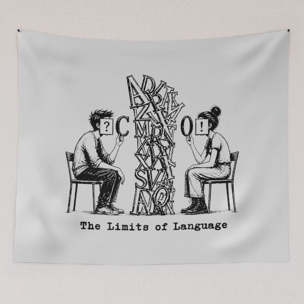 Item preview, the limits of language designed and sold by MeaningIsUse.