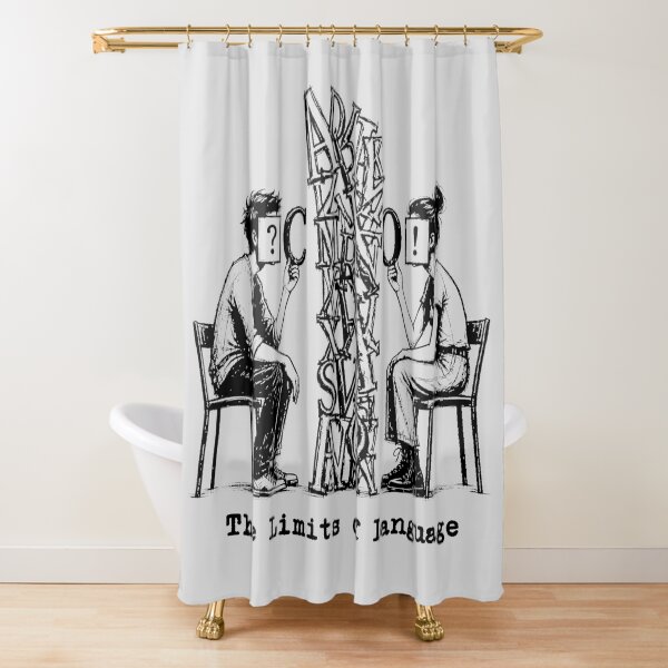 Item preview, the limits of language designed and sold by MeaningIsUse.