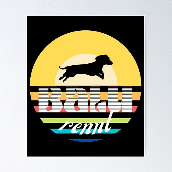 Item preview, Baloo Runs - Dachshund  designed and sold by Dekson.