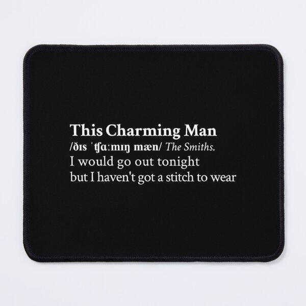Item preview, This Charming Man By The Smiths Black Short Sleeve designed and sold by karmyn-clawso.
