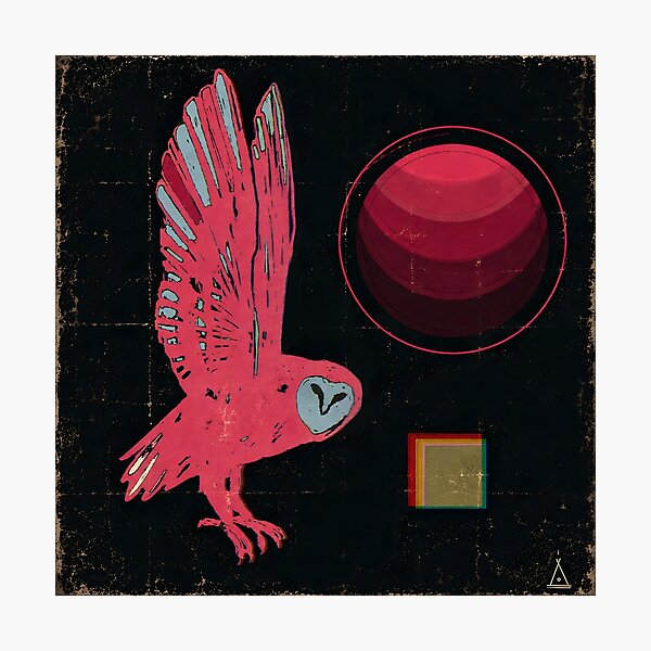Item preview, Glitch Owl with Crimson Orbit designed and sold by MikZviagin.