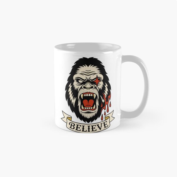 Item preview, Bloody Bigfoot Halloween Tattoo designed and sold by Fictional Ink Society.