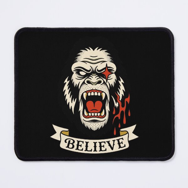 Item preview, Bloody Bigfoot Halloween Tattoo designed and sold by Fictional Ink Society.