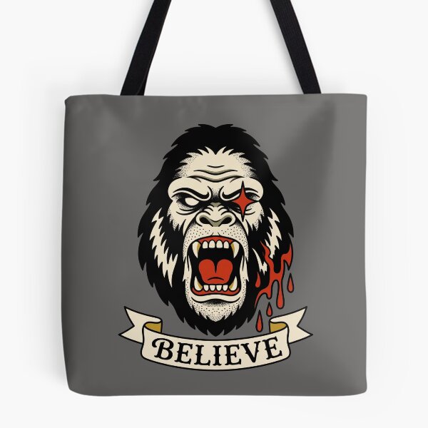 Item preview, Bloody Bigfoot Halloween Tattoo designed and sold by Fictional Ink Society.