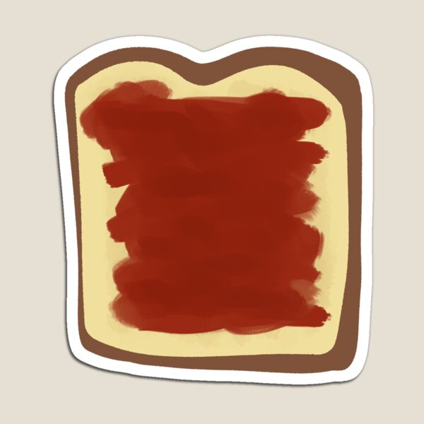 Item preview, Slice Of Bread With Strawberry Jam designed and sold by raun.draw.