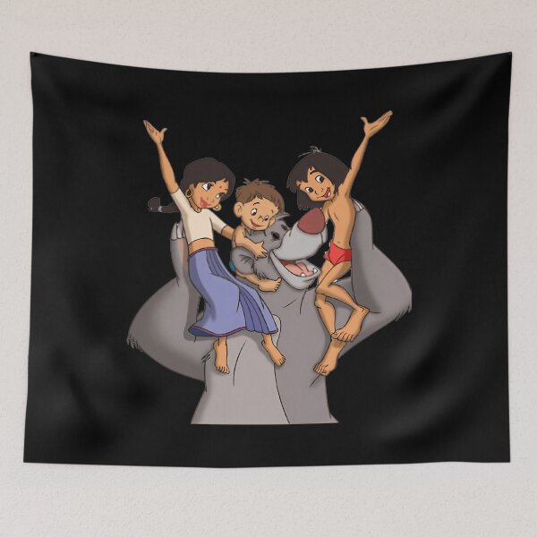 Item preview, Baloo Und Mowgli Das Dschungelbuch - Kader-Dschungelbuch designed and sold by Dekson.