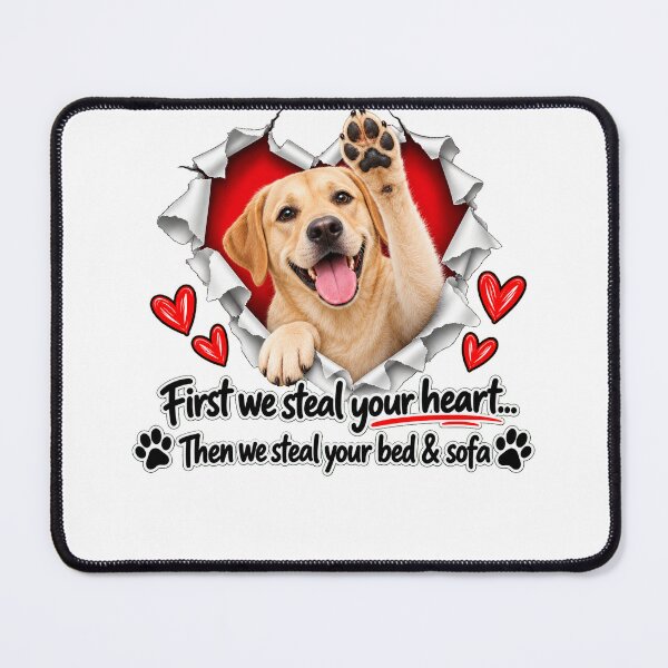Item preview, Funny Labrador Dog Sofa Quote designed and sold by luu phong.