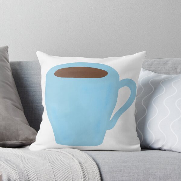 Item preview, Sky Blue Cup With Black Coffee designed and sold by raun.draw.