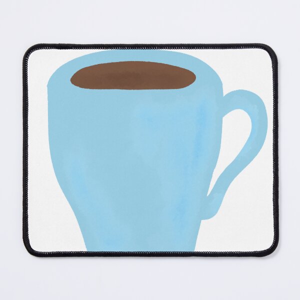 Item preview, Sky Blue Cup With Black Coffee designed and sold by raun.draw.