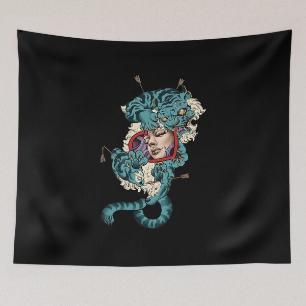 Item preview, Blue Dragon Woman designed and sold by edafox.