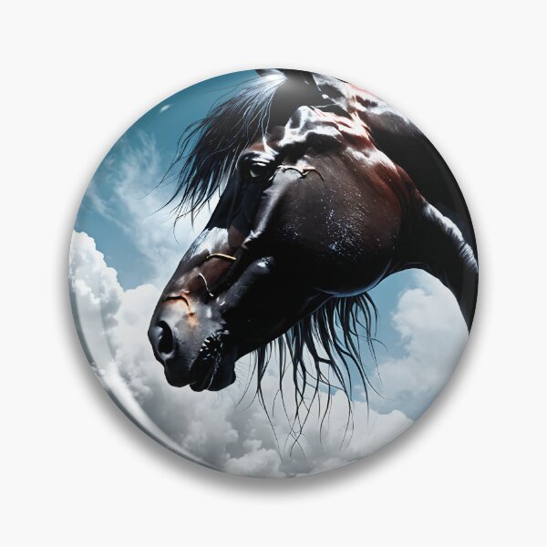 Item preview, But the big black horse said, "Look this way" - He said, "Hey lady, will you marry me?" 41 designed and sold by deep-sea-birds.
