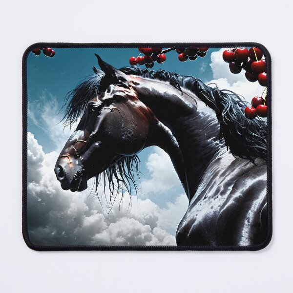 Item preview, But the big black horse said, "Look this way" - He said, "Hey lady, will you marry me?" 41 designed and sold by deep-sea-birds.