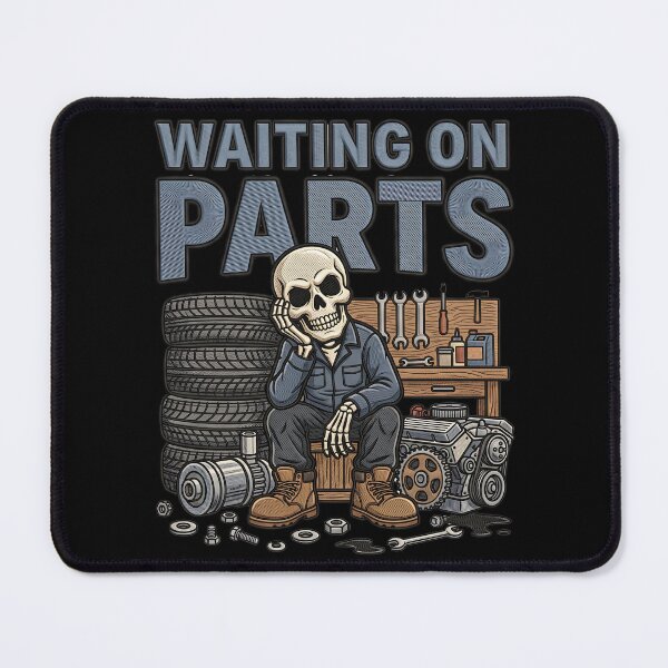 Item preview, Waiting On Parts Funny Mechanic Automobile Repair designed and sold by ArtDesignTp.