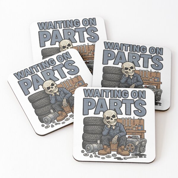 Item preview, Waiting On Parts Funny Mechanic Automobile Repair designed and sold by ArtDesignTp.