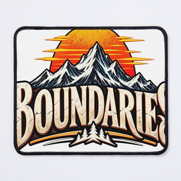 Item preview, Boundaries – Strong Simple Statement designed and sold by JanChryzostom.