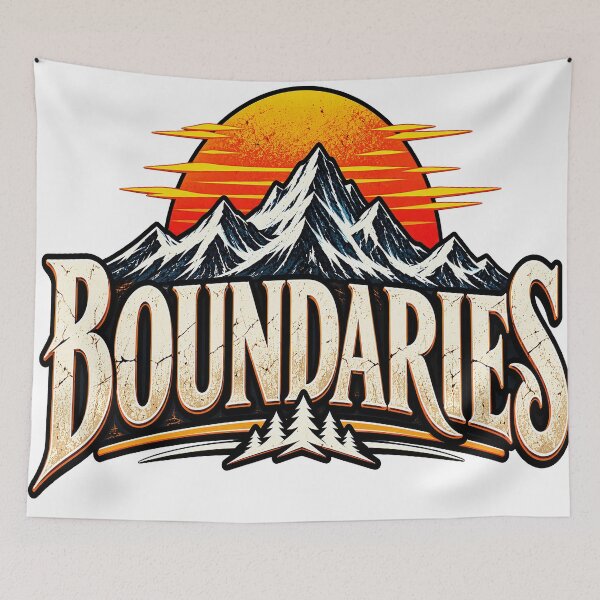 Item preview, Boundaries – Strong Simple Statement designed and sold by JanChryzostom.