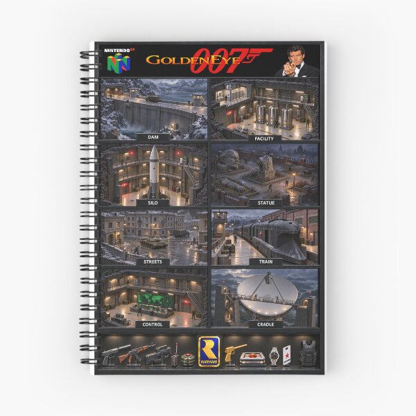 Item preview, GoldenEye 007 – The Legendary Missions of the Nintendo 64 designed and sold by Pixel Sakura Gallery.