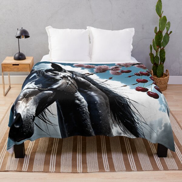 Item preview, But the big black horse said, "Look this way" - He said, "Hey lady, will you marry me?" 42 designed and sold by deep-sea-birds.