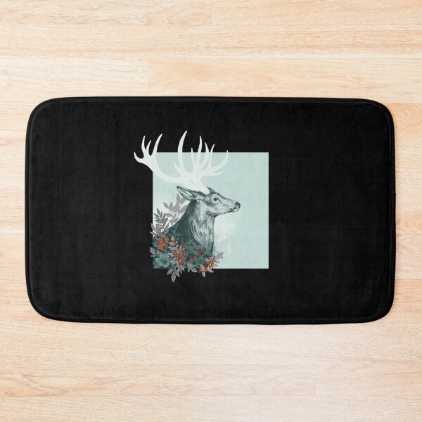 Item preview, Floral Antler Deer designed and sold by edafox.