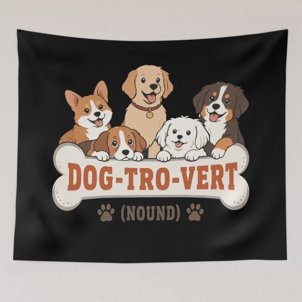 Item preview, Dogtrovert Definition Dogs designed and sold by ConnorHides.