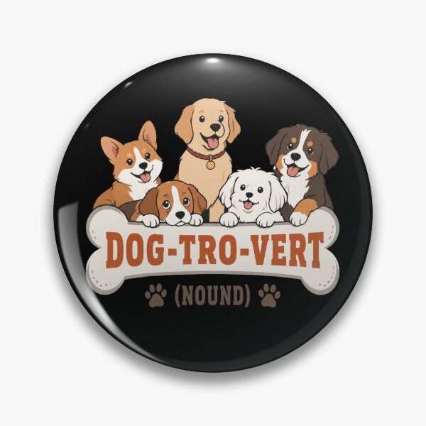 Item preview, Dogtrovert Definition Dogs designed and sold by ConnorHides.