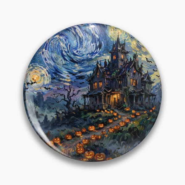 Item preview, Impressionism Halloween Haunted House designed and sold by Late Theory.