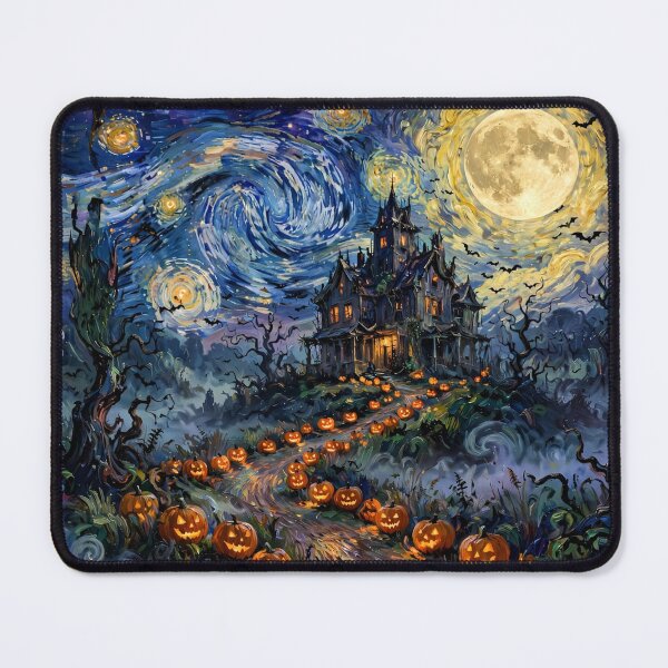 Item preview, Impressionism Halloween Haunted House designed and sold by Late Theory.
