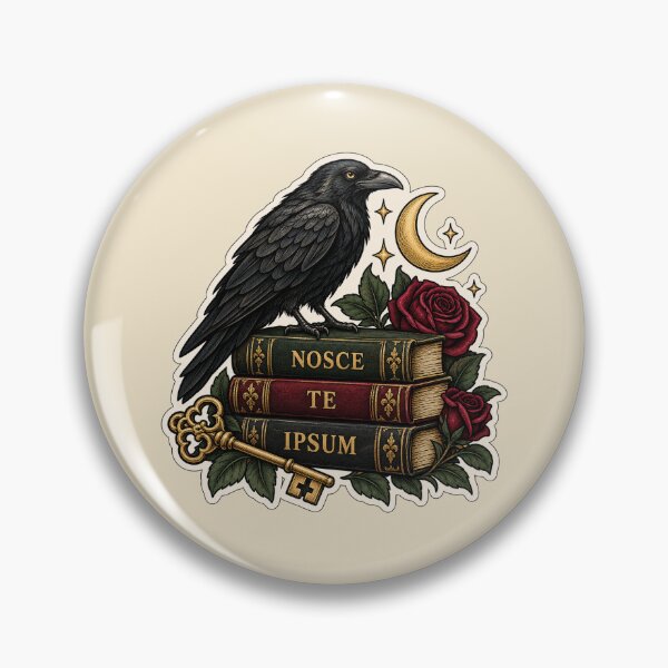 Item preview, Nosce Te Ipsum – Know Thyself Gothic Latin Quote designed and sold by MetaModel Editions.