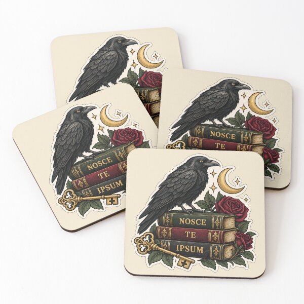 Item preview, Nosce Te Ipsum – Know Thyself Gothic Latin Quote designed and sold by MetaModel Editions.