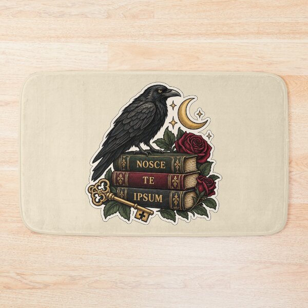 Item preview, Nosce Te Ipsum – Know Thyself Gothic Latin Quote designed and sold by MetaModel Editions.