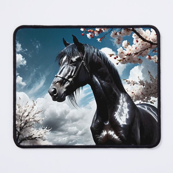 Item preview, But the big black horse said, "Look this way" - He said, "Hey lady, will you marry me?" 43 designed and sold by deep-sea-birds.