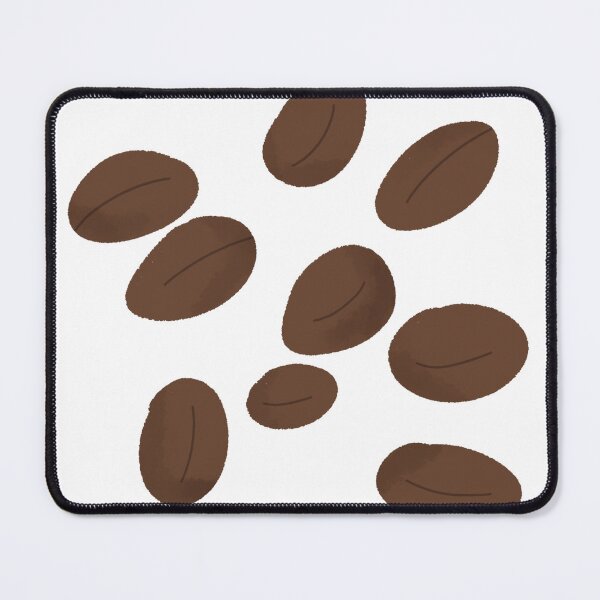 Item preview, Roasted Coffee Beans Scattered Pattern designed and sold by raun.draw.