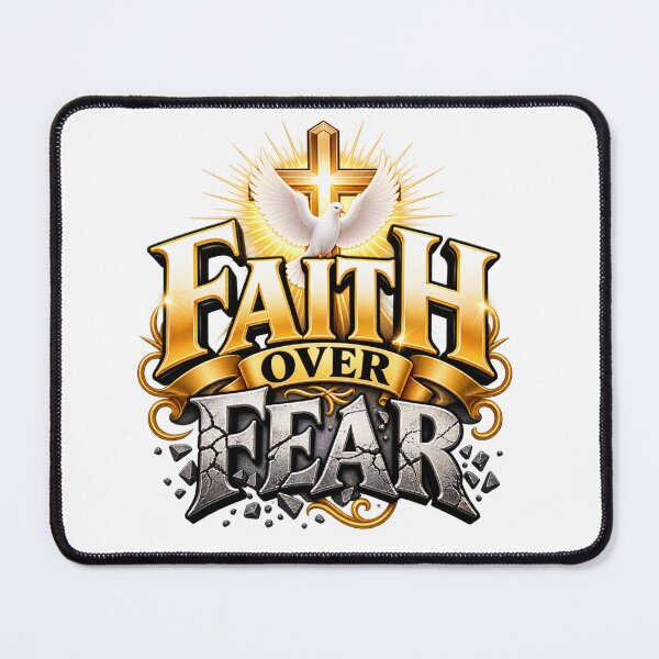 Item preview, Faith Over Fear Christian Inspiration designed and sold by mygiftideas.