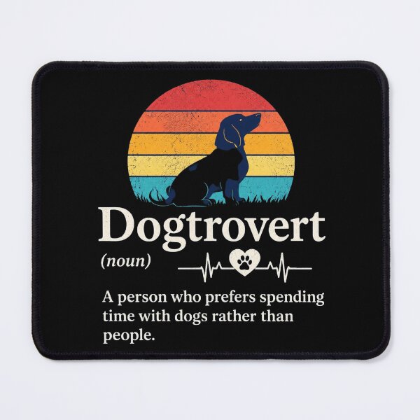 Item preview, Dogtrovert Retro Dog designed and sold by ConnorHides.