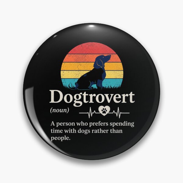 Item preview, Dogtrovert Retro Dog designed and sold by ConnorHides.