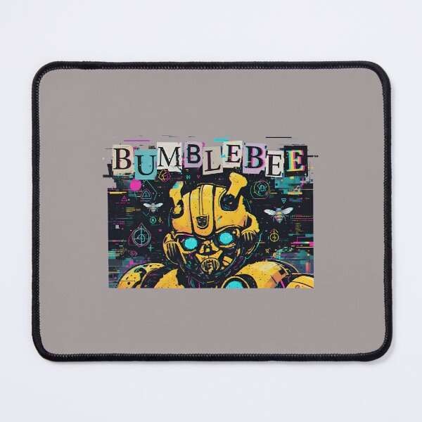 Item preview, Bumblebee Retro Bot Portrait Yellow Design-73 designed and sold by KarimKanj.