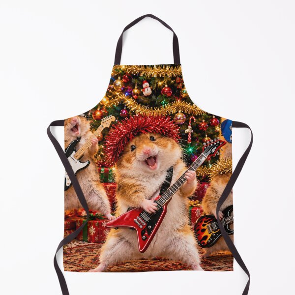 Item preview, Hamster Christmas Tree Rock Guitar designed and sold by Imemewell.