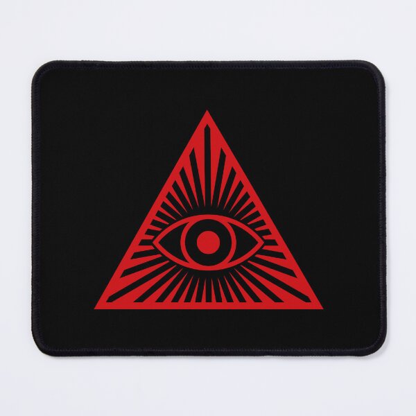 Item preview, 1984 All Seeing Eye V3 (Red on Black) designed and sold by STUDIO-72.