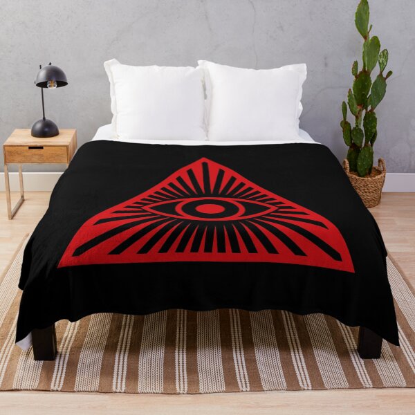 Item preview, 1984 All Seeing Eye V3 (Red on Black) designed and sold by STUDIO-72.