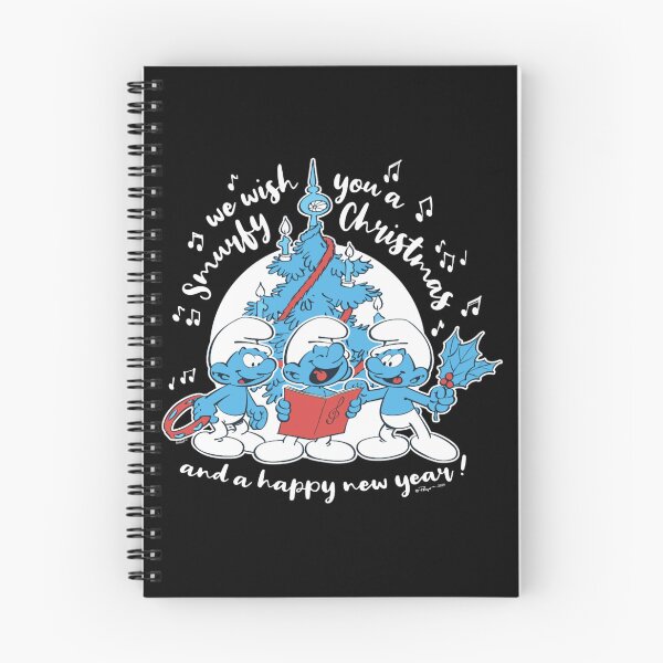 Item preview, The Smurfs Christmas Singing Carols By The Tree Group Shot Essential  designed and sold by circliqueart.